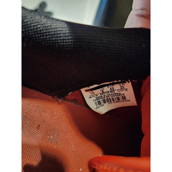 Nike Boys Air Force 1 LV8 1 GS Mystic Red/Black-Size 7 Youth Excellent Condition - Picture 16 of 16